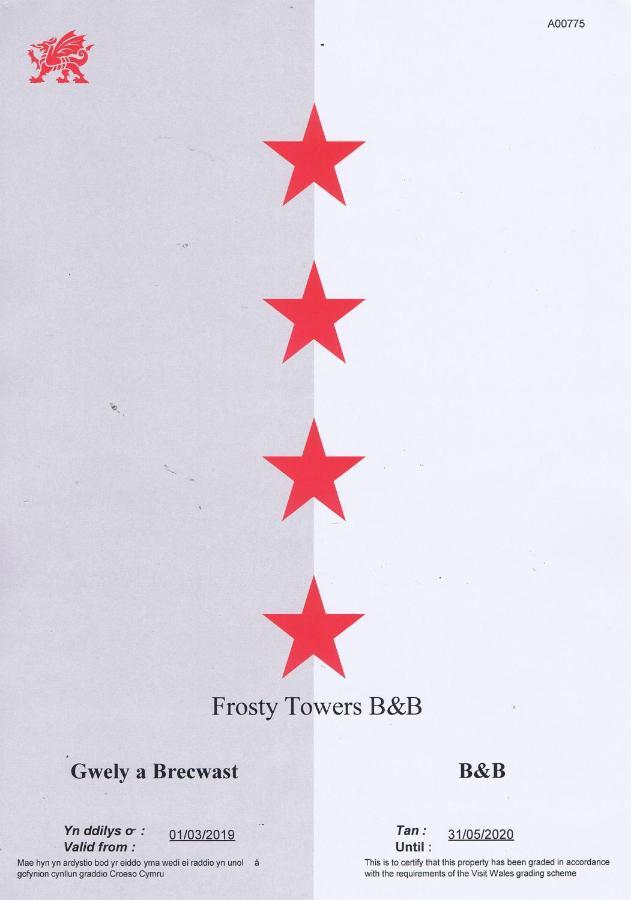 Bed and Breakfast Frosty Towers Llandudno Exteriér fotografie